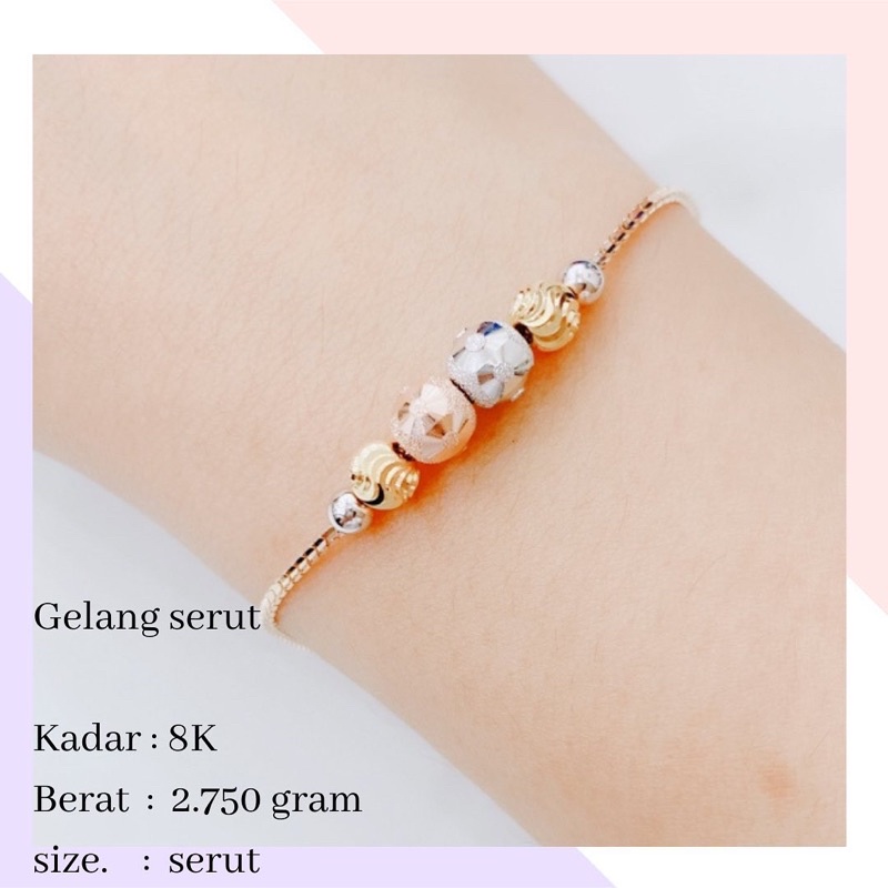 Gelang Emas Serut 2.750 Gr