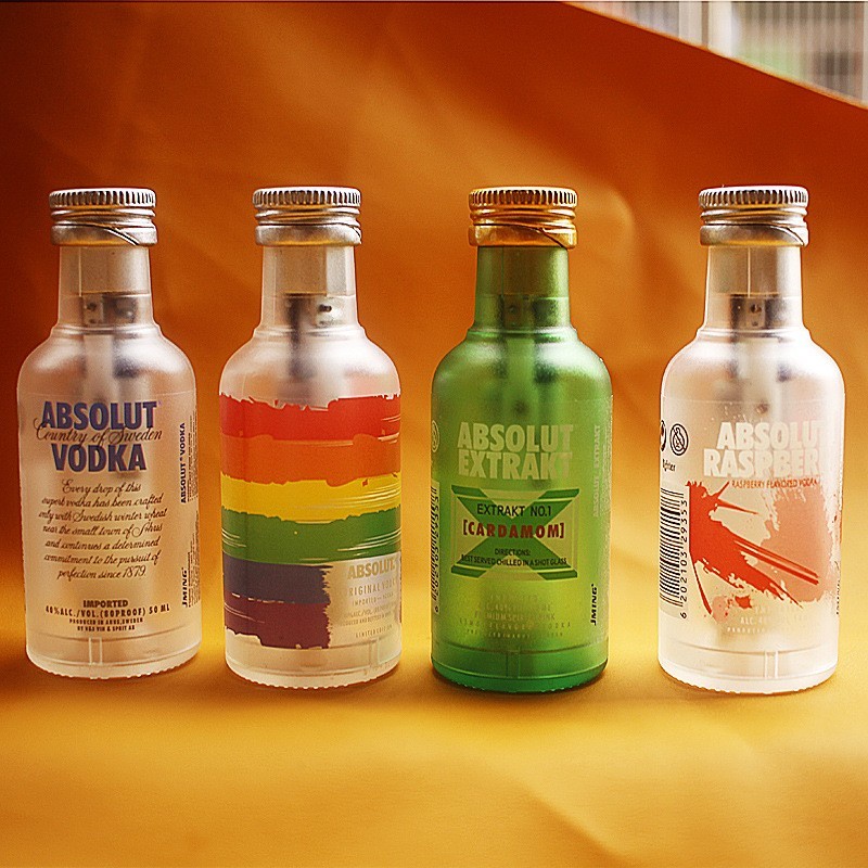 Korek Api Gas Model Botol ABSOLUT VODKA Unik