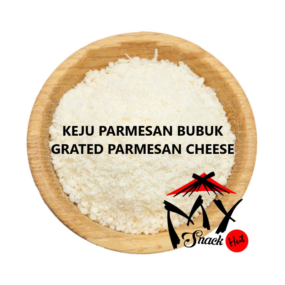 KEJU PARMESAN BUBUK 50GR - GRATED SERBUK PARMESAN CHEESE POWDER CHIS PIZZA KASTANGEL AUSTRALIA HALAL MUI