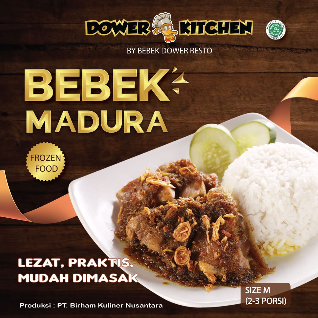 

FROZEN FOOD BEBEK OVEN INSTAN BUMBU MADURA (M) 2-3 PORSI