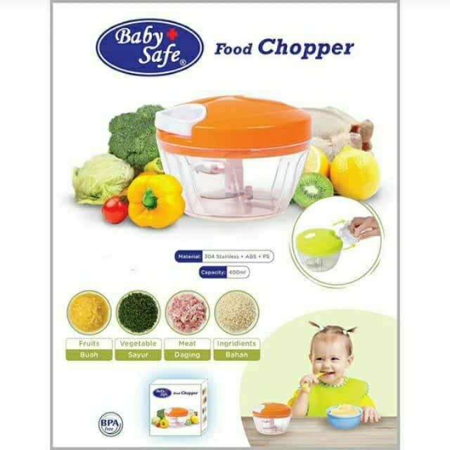 Baby Safe Food Chopper / Blender Non Elektrik