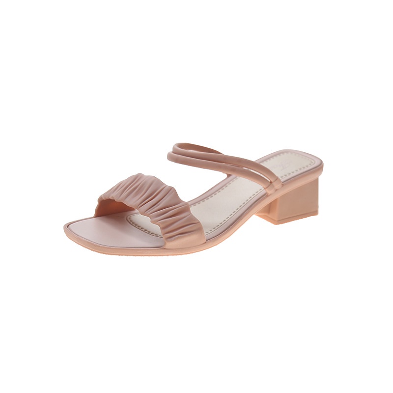 Sandal Tali Slip On / Sandal Jalan-Jalan Wanita / Sandal Slip Cewek / Sandal Fashion Porto ZKS dan Fashion