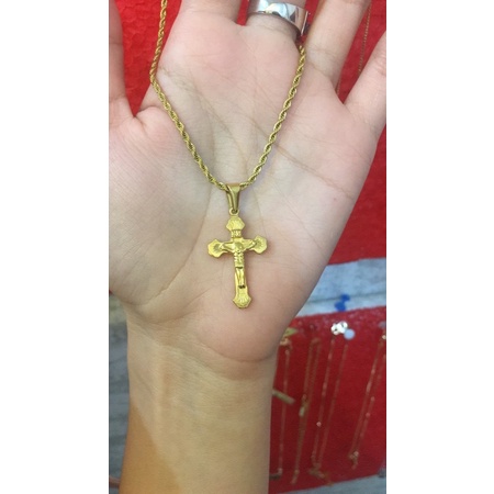 Kalung Salib Titanium