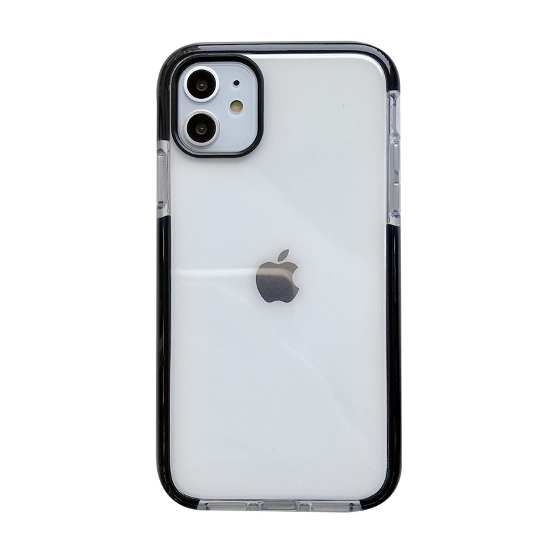 Casing Soft Case Silikon Transparan Warna Polos Untuk Iphone 12 / 12pro / Mini12 / 11 Pro Max / X / Xs Max / 7 / 8 +
