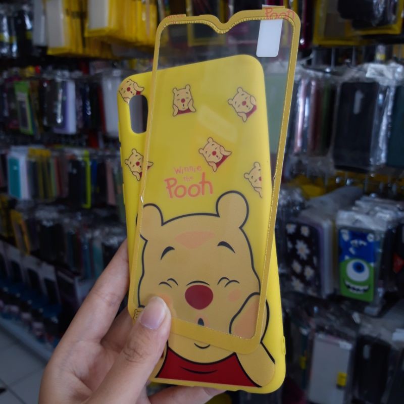 Case Motif Fuze Plus Tempered dan Popsoket Samsung iPhone Oppo Redmi Vivo