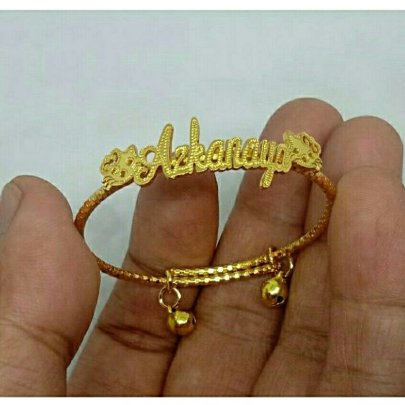 gelang tangan / gelang wanita / gelang titanium anti karat / gelang pria / gelang anak Gelang hellok