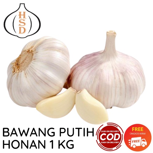 Bawang Putih Banci Honan 1 Kg Premium (tidak ada yang busuk)