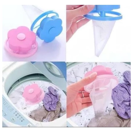 SARINGAN MESIN CUCI LAUNDRY FILTER BAG BUNGA