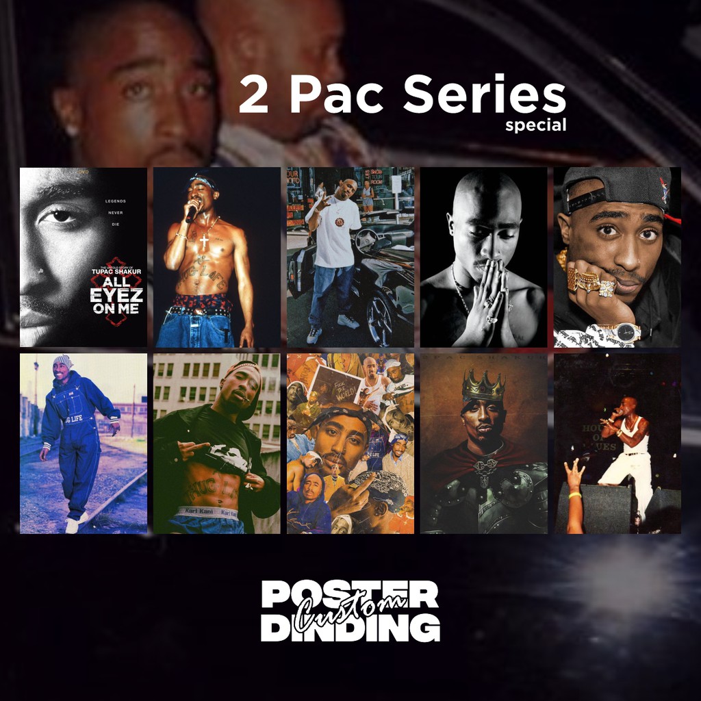 Paket poster dinding A4 TUPAC 10pcs / 20pcs / 60pcs ( poster dinding Special )