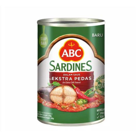 

ABC Sarden Saus Extra Pedas 155 g