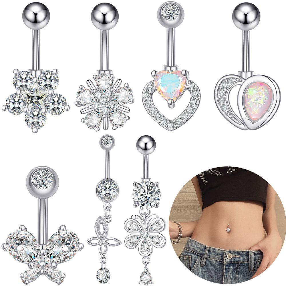 Suyo Belly Button Ring Body Piercing Surgical Steel Piecing Ring Cincin Pusar