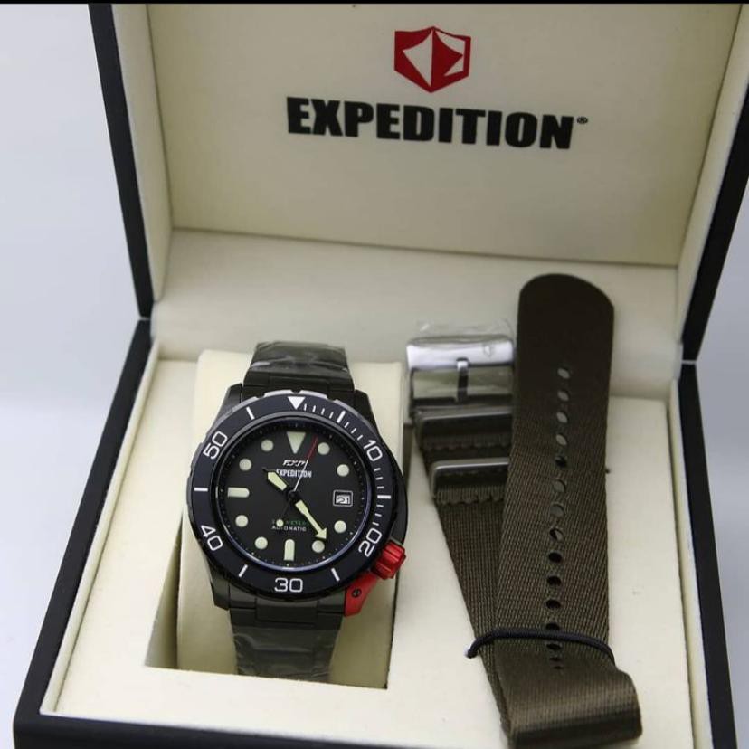 [Gratis Tali] Jam Tangan EXPEDITION 6809 Rantai Otomatis Pria