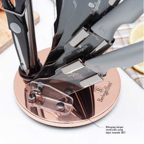 

Berlinger Haus 8 Pcs Knife Set With Acrylic Stand Grey Moonlight - ddc77