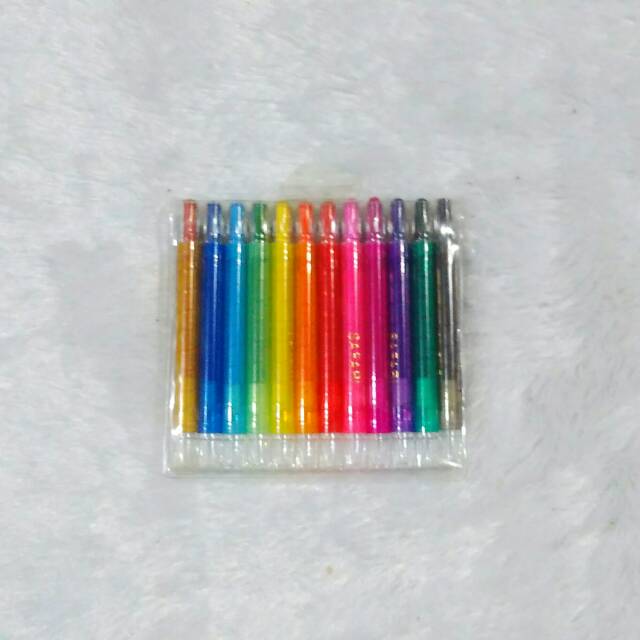 Crayon warna putar safari isi 12 medium