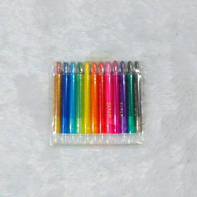 Crayon warna putar safari isi 12 medium