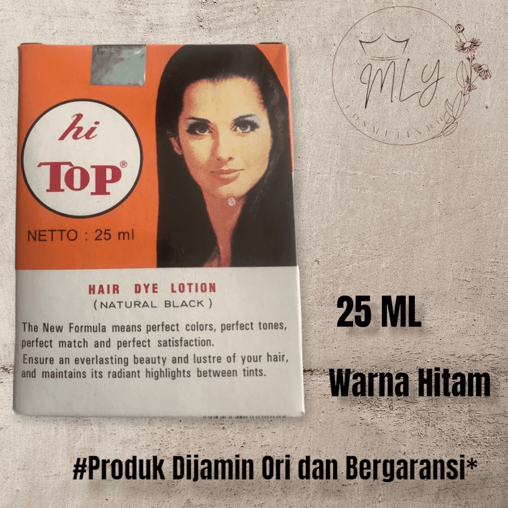 Semir Rambut Hi Top 25ml  [Produk Dijamin ori dan Bergaransi*]