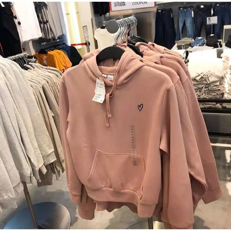 SWEATER WANITA LOVE ZARA SWEATER HOODIE MOOCA