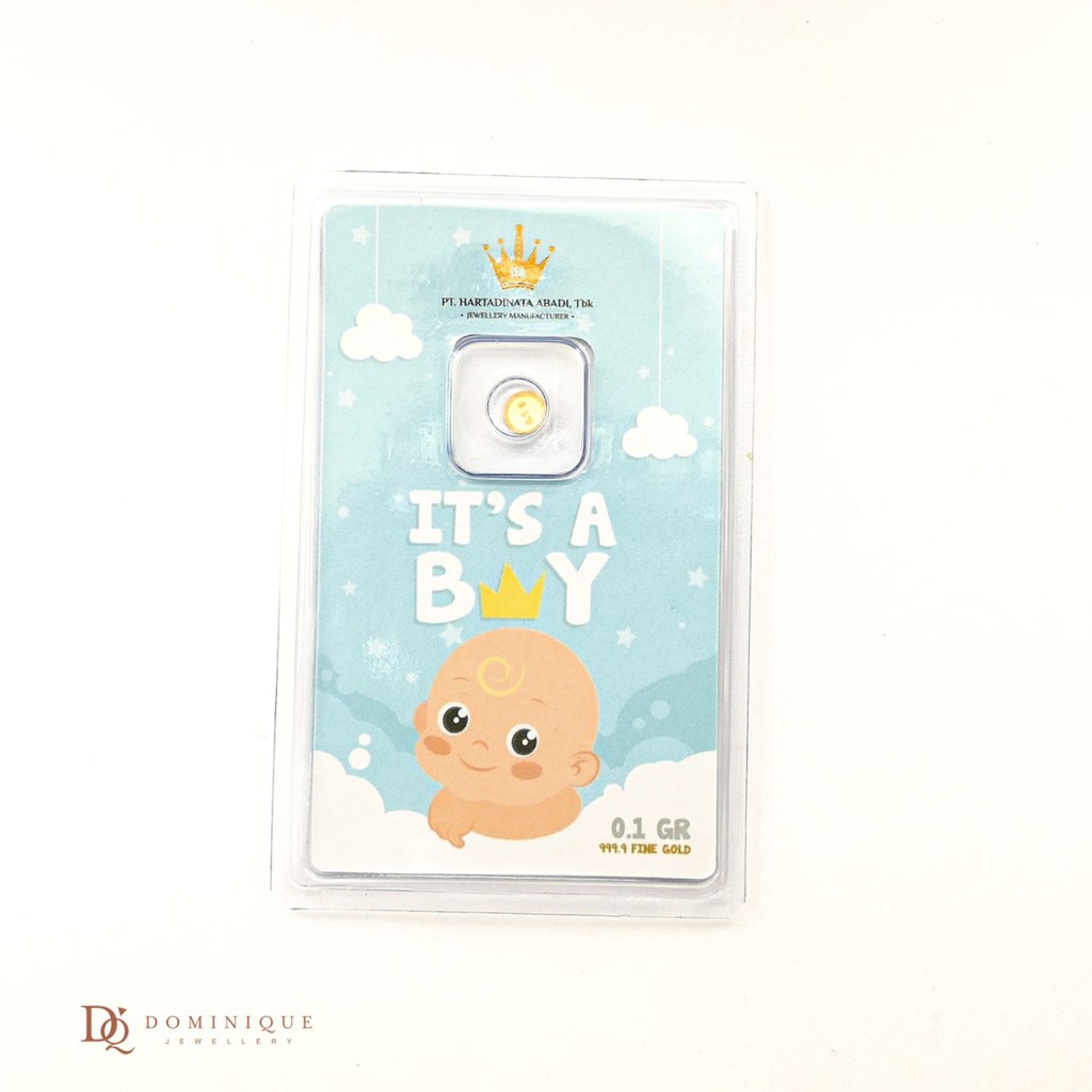 

Logam Mulia Mini 0.1 gr Baby Born
