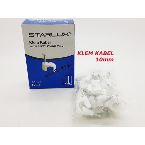 Klem Kabel Starlux / Paku Beton / Klem paku beton