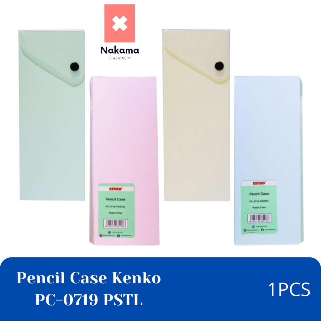 

Lepak Pensil Kenko Pen Case Tempat Pensil Warna Pastel PC-0719- PASTEL
