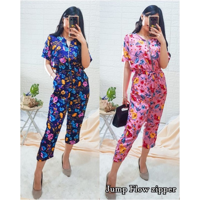 Jumpsuit flow zipper