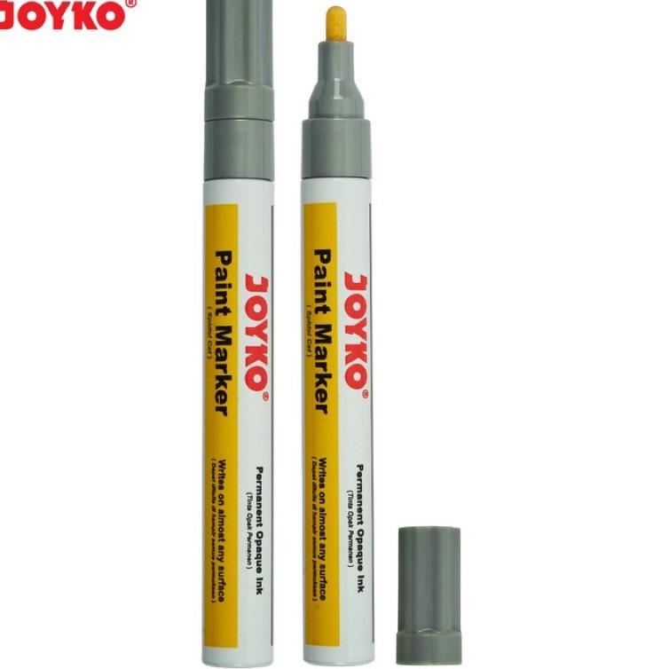 

Harga Terbaik,, Spidol paint marker permanent silver abu JOYKO PTM-44