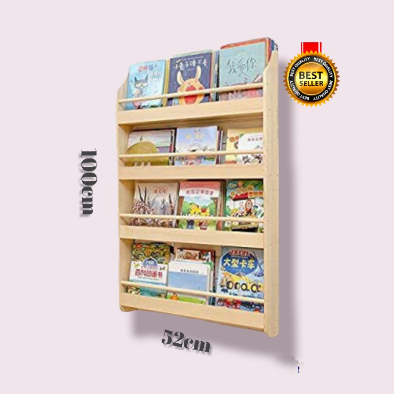 rak buku rak dinding tempat buku murah jumbo