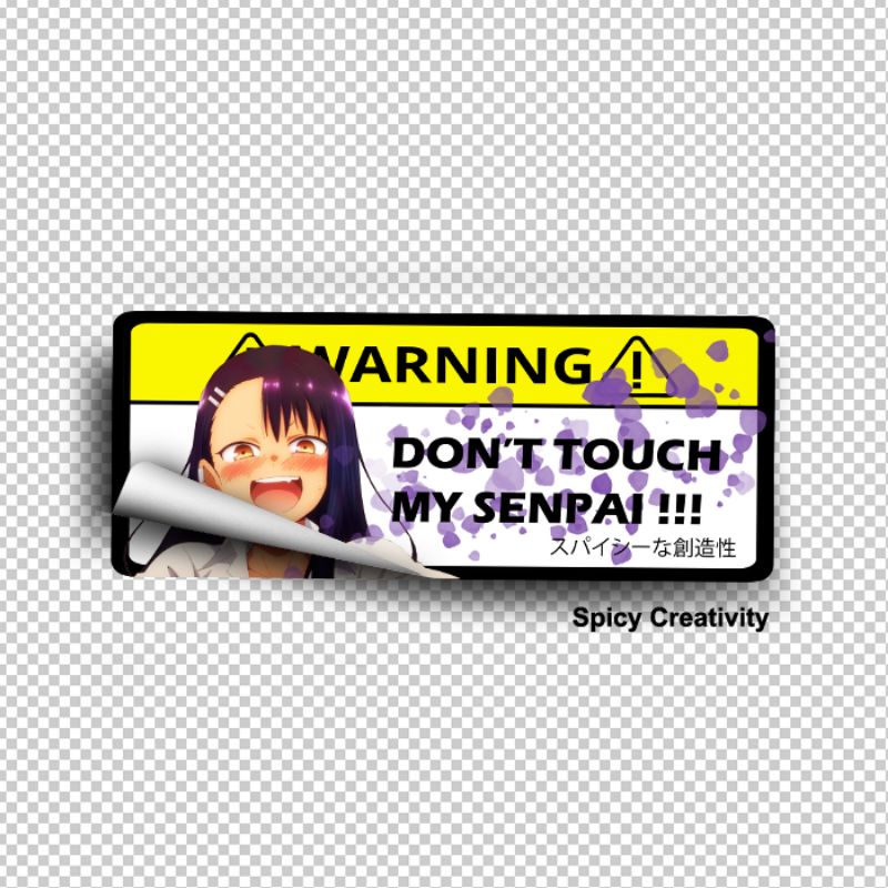 

Stiker-Sticker Warning Anime Nagatoro san