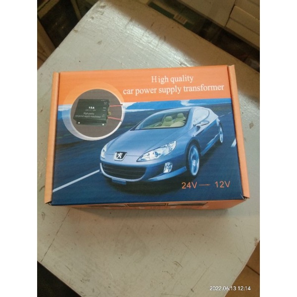 Step Down 10A merek JDW input dc 24V output DC 12V made in china