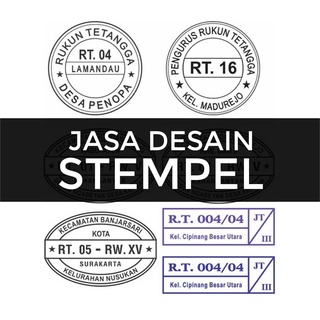 Jual JASA DESAIN STEMPEL HITAM PUTIH ATAU WARNA | Shopee Indonesia