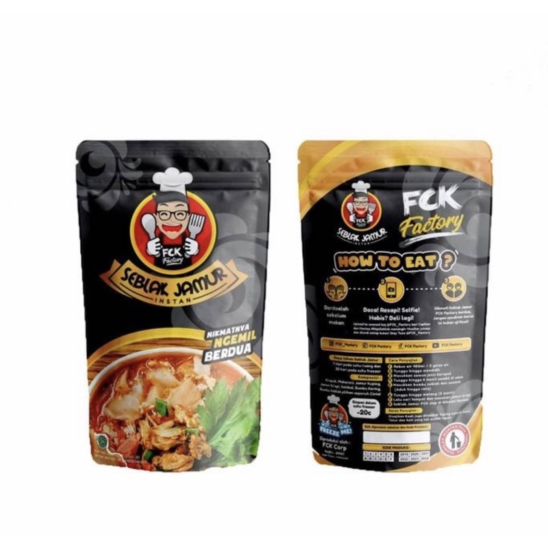 

FCK STORY makanan cup instan seblak jamur Original!