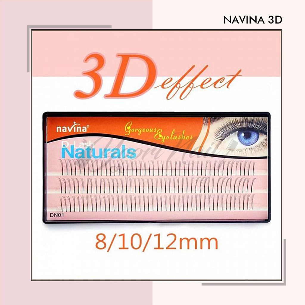 Navina eyelash false lash russian 2D 3D 4D bulumata palsu extension lash