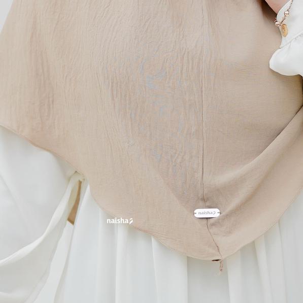 Naisha Official Emira Bergo Crinkle Airflow Jilbab Daily Kasual Muslimah Syari-5