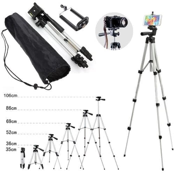 TRIPOD 3110 1 METER - STABILIZER CAMERA DSLR DIGITAL FREE HOLDER U