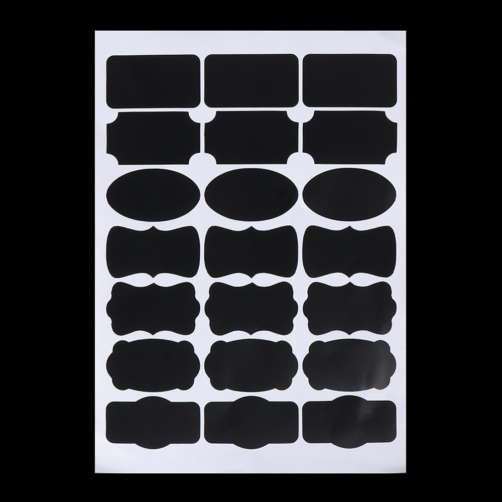 Solighter Papan Tulis Stiker Tahan Air Selai Jar Tag Vinyl Craft Organizer Bumbu Dapur Sealing Sticky