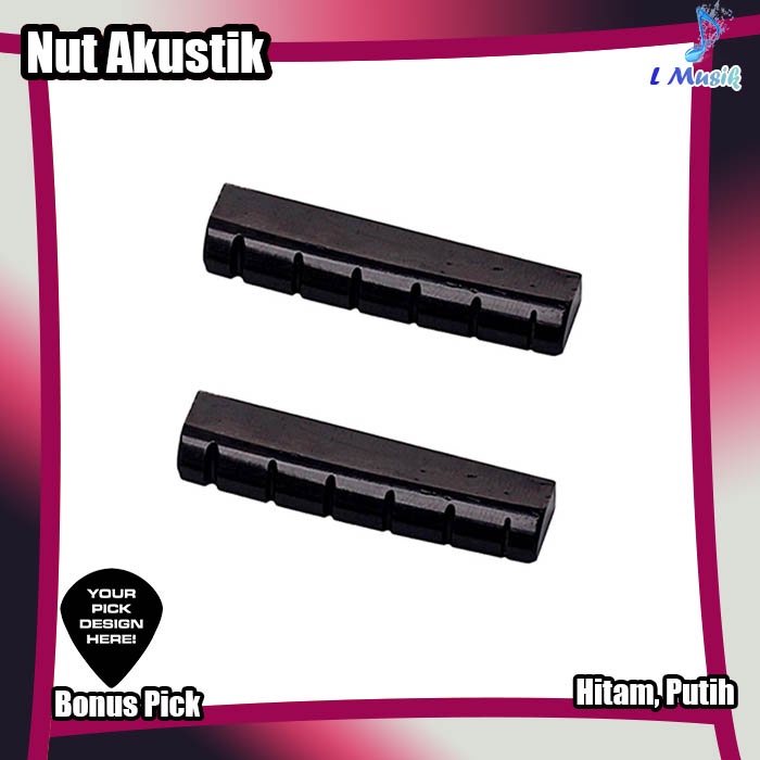 ACCOUSTIC NUT SADDLE PIN GITAR AKUSTIK