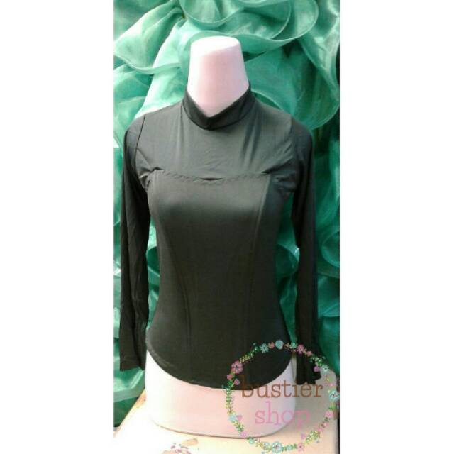 Bustier muslim hijau army