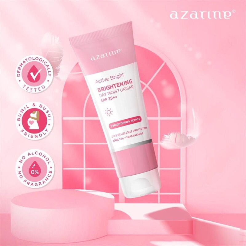[BPOM] AZARINE ACTIVE BRIGHT BRIGHTENING DAY MOISTURIZER SPF 25+++ / BRIGHTENING DAY CREAM AZARINE M