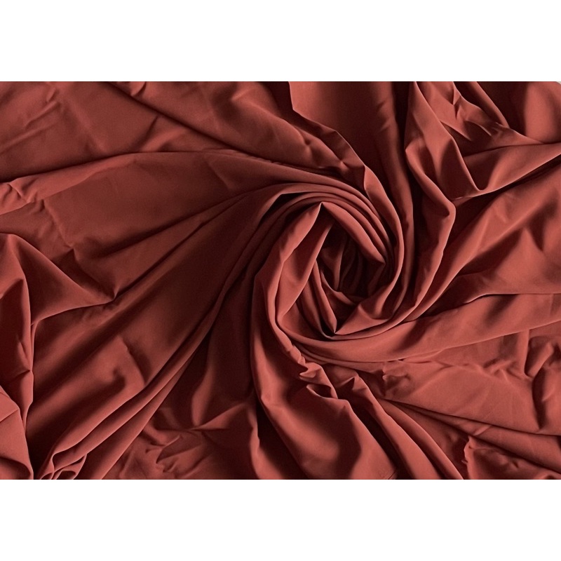 pashmina instan giona giani JAHIT TEPI RAPI / pasmina instan / hijab instan-Terracotta