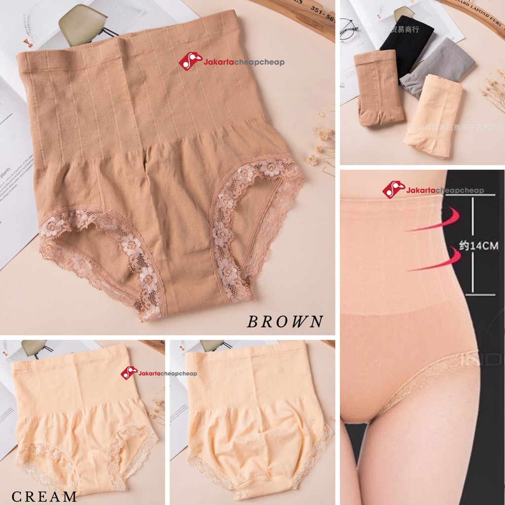 JC073 Munafie Slimming Pants Celana Dalam Wanita Korset Pengecil Perut