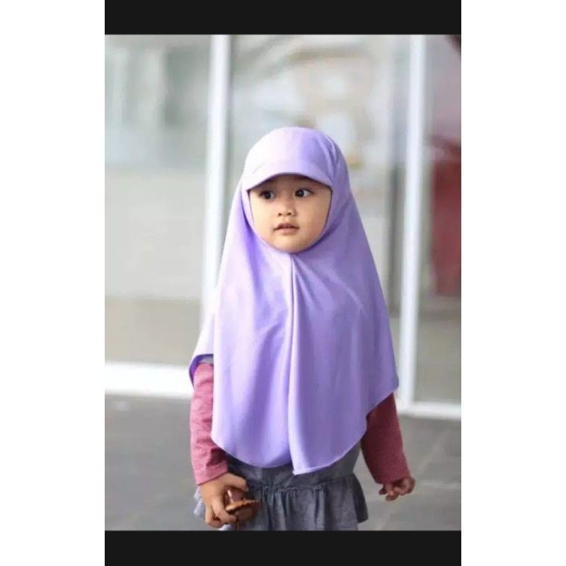 Kerudung Topi Hitz Instant Premium 3-6 Tahun Terbaru | Jilbab Sekolah Anak Tk Bahan Jersey Lembut Adem | Hijab Tanggung Baby Sd Bayi Perempuan Lucu