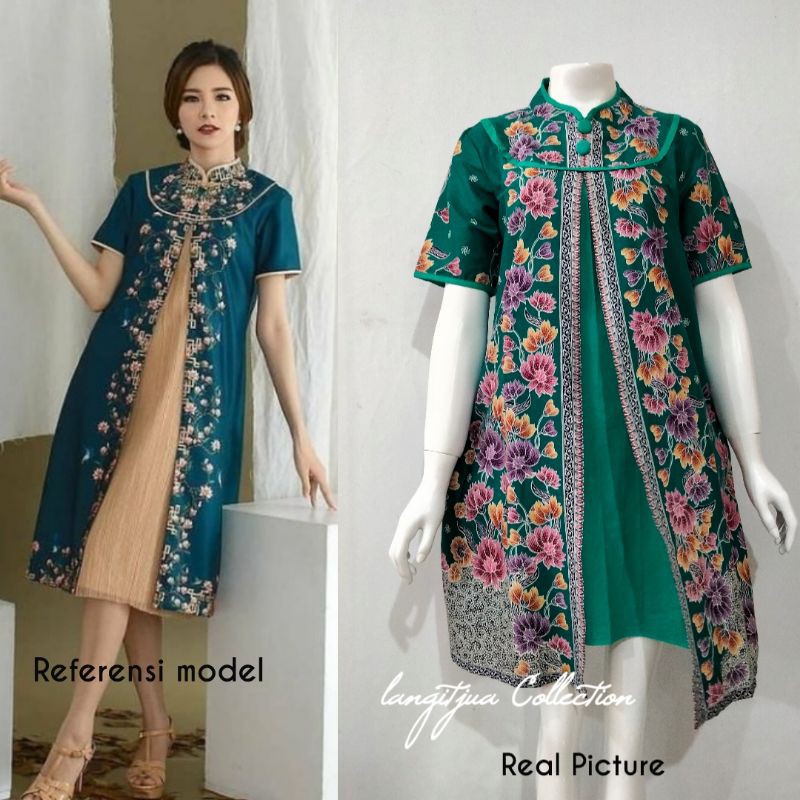 CIBULAN DRESS BATIK PIAS GLENCA STYLE KRAH SHANGHAI