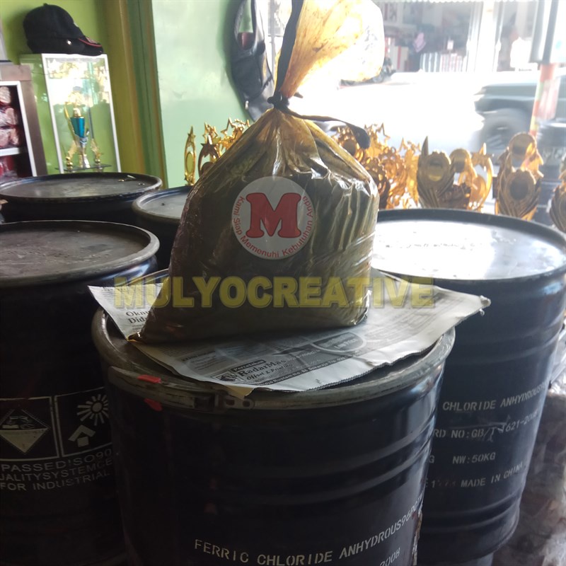 Ferric Chloride - Feri Klorida - Etching - Pelarut PCB - Ferrie Cloride 5Kg