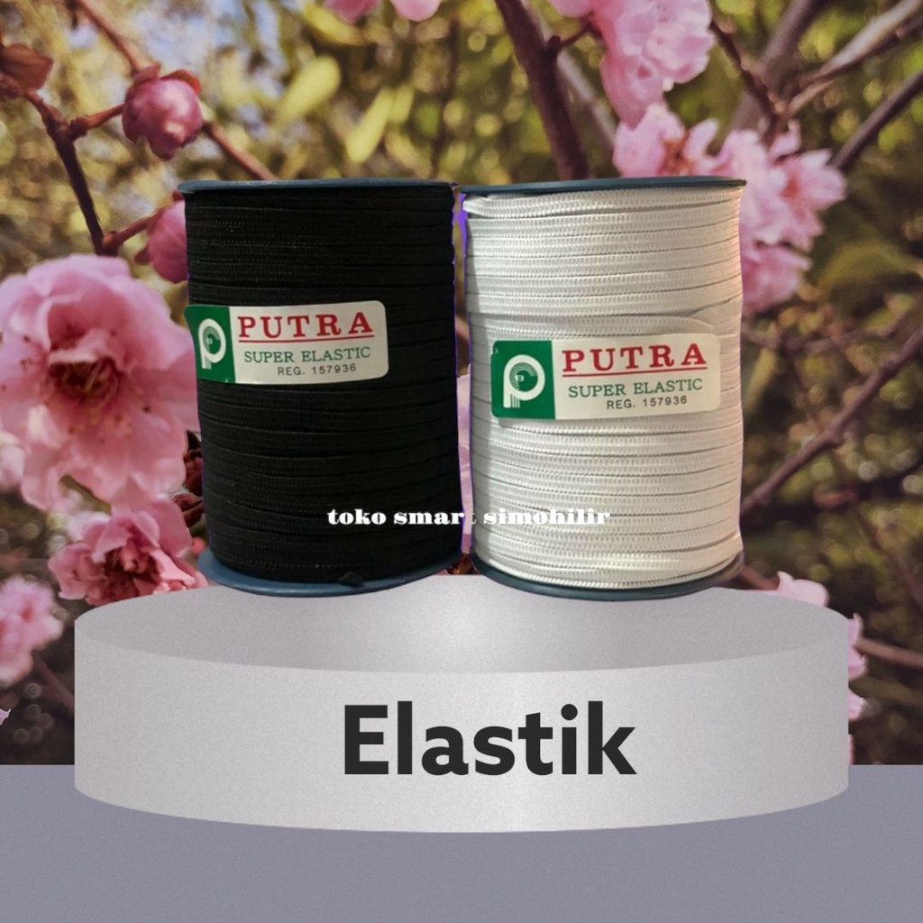 ELASTIK /KARET ELASTIS MASKER MILTON DAN PUTRA ORIGINAL PER ROL