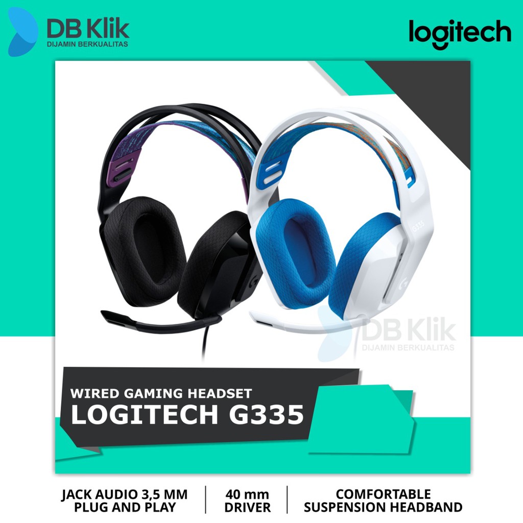 Headset Gaming Logitech G335 Lightspeed Wired 7.1 - Logitech G335