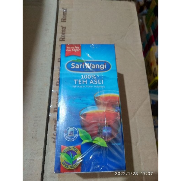 Hot item Sariwangi teh celup asli 25 sachet 1 box