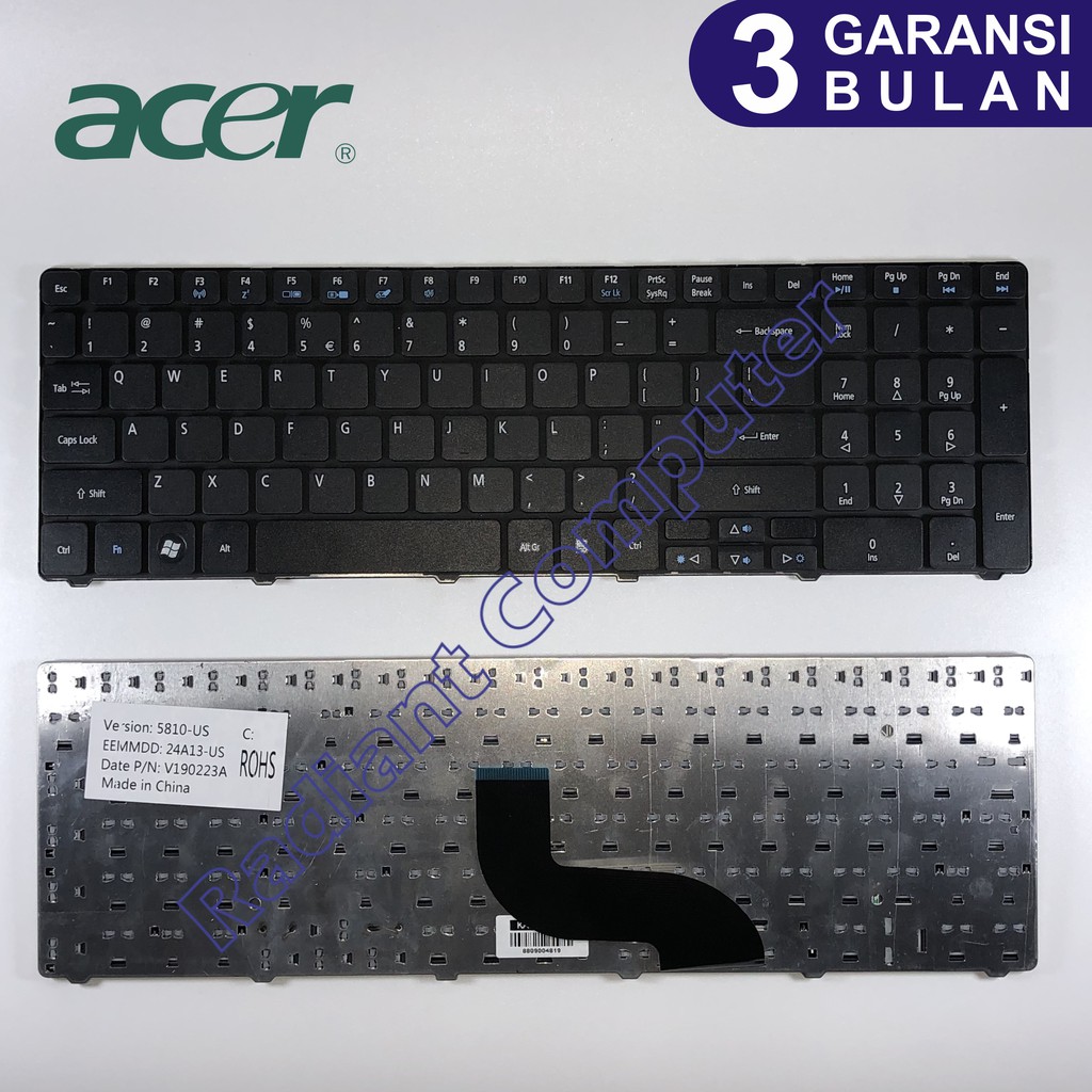 Keyboard Acer Aspire 5745P 5745PG 5820 5820G 5820T 5820TG