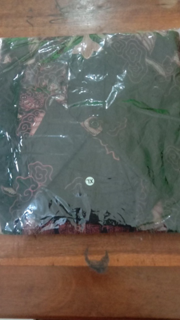 Kemeja Batik Pria Kluwung Hitam Hijau Navy Kemeja Batik Kasual