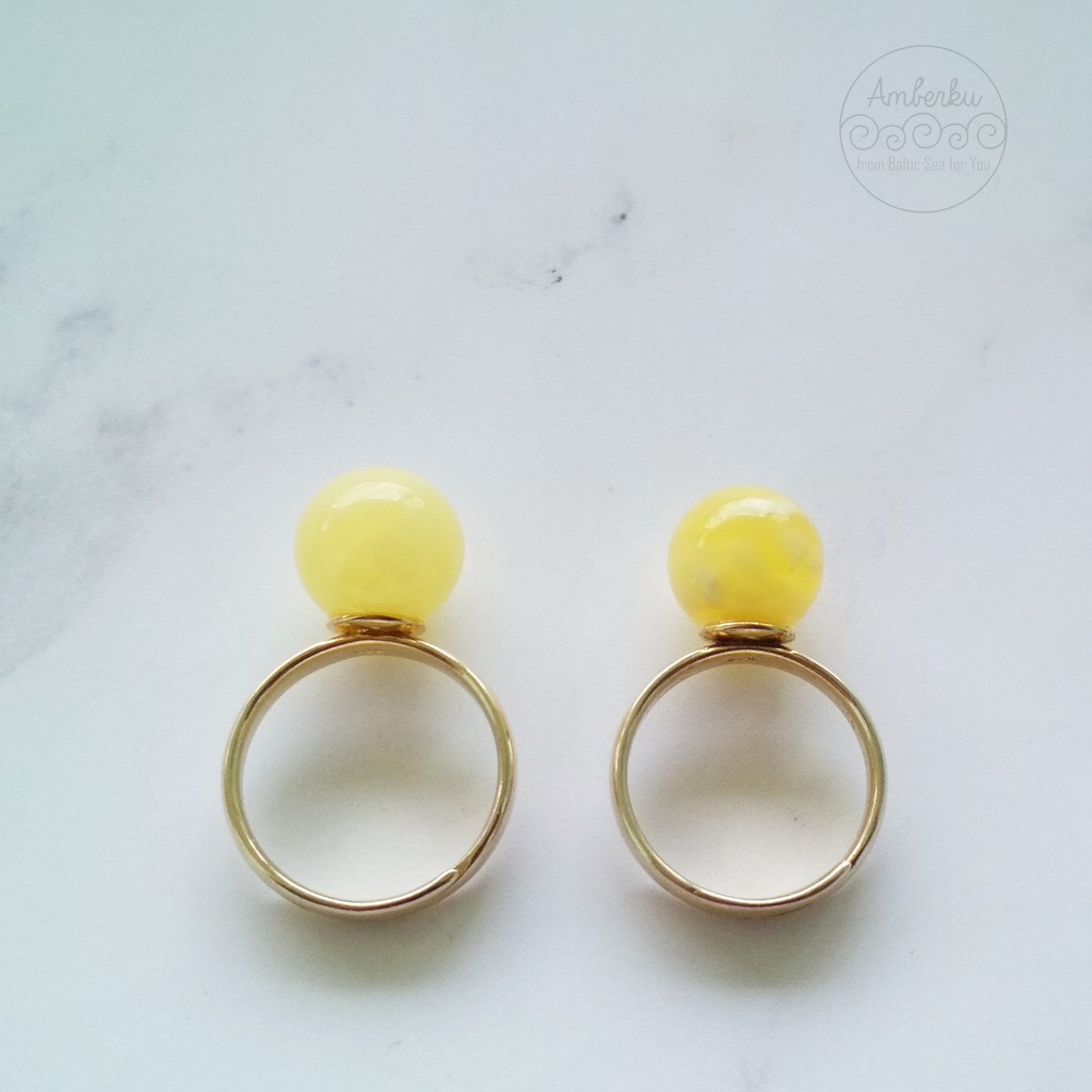 Special Collection RS1 Cincin Perak dgn Amber