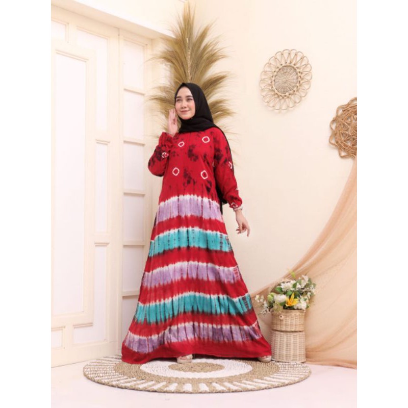 gamis jumputan
